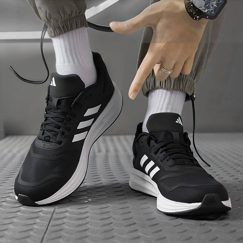 Adidas KJ4020 Mens Athletic Tr - Knit Fabric Lace Up Sneakers ulasan dan harga
